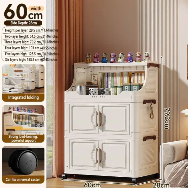 Home Living Room Multi-layer Floor-standing Cabinet