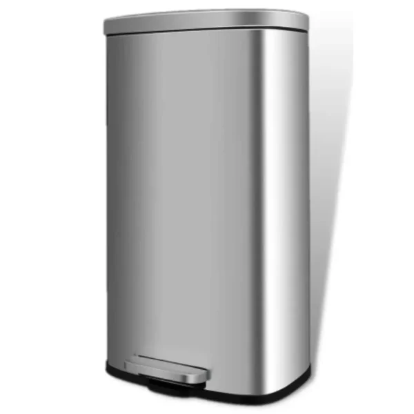 30L Stainless Steel Step Trash Can